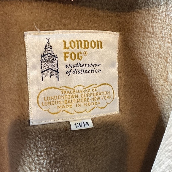 London fog trench coat - Picture 2 of 5